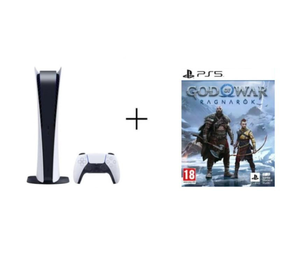 Sony Konsola PS5 825GB Digital + God of War Ragnarok - 1468305 - zdjęcie